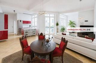 Loft kaufen in 10997 Berlin, IMMOBERLIN.DE - Exquisite Altbauwohnung mit Balkon, Loftambiente & Lift an der Spree