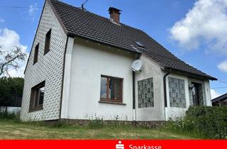 Einfamilienhaus kaufen in 57612 Racksen, Racksen, Nähe Altenkirchen, Einfamilienhaus mit großem Grundstück, Schuppen und Garage