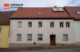 Haus kaufen in 04774 Dahlen, Reihenmittelhaus im Herzen von Dahlen mit Nebengebäude – viel Platz & Potenzial für Handwerker