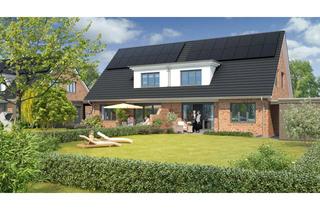 Haus kaufen in 27299 Langwedel, Neubau einer zeitlosen Haushälfte! 4-Zimmer-Raumwunder mit Doppelcarport, PV-Anlage und Erdwärme