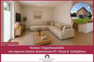 Haus mieten in 21680 Stade, Neubau-Doppelhaushälfte mit Garten, PV-Strom & Top-Ausstattung in ruhiger Wohnlage