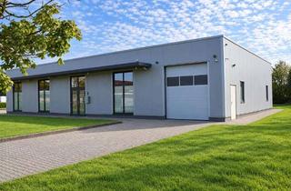 Büro zu mieten in 26340 Zetel, 352 m² Gewerbehalle in Zetel mit Büro, Lager, Ausstellung und Produktion