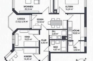 Immobilie mieten in 85716 Unterschleißheim, Familienfreundliche 4,5-Zimmer Wohnung in Unterschleißheim befristet zu vermieten