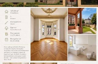 Wohnung mieten in Advokatenweg 37, 06114 Giebichenstein, Erstbezug Hochwertige 4-Raumwohnung mit eigenem Garten im Einzeldenkmal