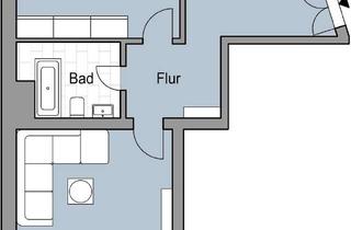 Wohnung mieten in Arthur-Hoffmann-Str. 95, 04275 Südvorstadt, 2 Zimmer, Küche, Bad - frisch renoviert - in der Südvorstadt!