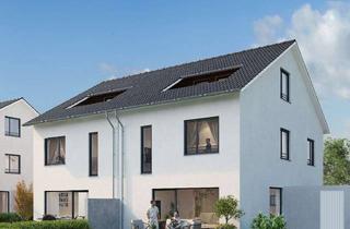 Doppelhaushälfte kaufen in Altmühlstraße 5g, 86830 Schwabmünchen, Zukunftssicher investieren und leben: KfW-55 Massivhaus mit Dachterrasse – Fertigstellung Juni 2027