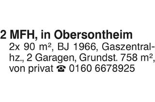 Immobilie kaufen in 74423 Obersontheim, 2 MFH in Obersontheim