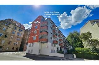 Wohnung kaufen in 70197 Stuttgart, Charmante 4-Zimmer-Wohnung mit zwei Balkonen und grandiosem Weitblick in Stuttgart-West