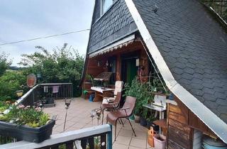Haus kaufen in 07589 Münchenbernsdorf, Münchenbernsdorf - Ferienhaus, Datsche Grundstück mit Finnhütte, Wochenendhaus