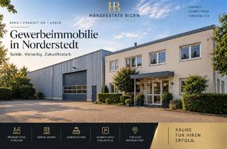 Gewerbeimmobilie kaufen in 22844 Norderstedt, Norderstedt - Provisionsfrei* Einzigartig! Gewerbeimmobilie mit Büro-, Lager- und Wohnfläche in gefragter Lage!