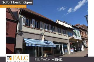 Gewerbeimmobilie kaufen in 69168 Wiesloch, Gewerbe und Wohnen unter einem Dach / beste Citylage in Wiesloch