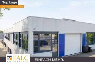 Gewerbeimmobilie kaufen in 42655 Solingen, Moderne Gewerbehalle mit Produktionsfläche, Bürobereichen und Betriebswohnung