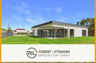 Haus kaufen in 14822 Linthe, PROVISIONSFREI: Moderner ebenerdiger Bungalow mit Sauna, Doppelgarage und großem Garten