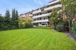 Wohnung kaufen in 22307 Barmbek-Nord, Ruhig wohnen in Barmbek-Nord – 3 Zimmer mit Terrasse und Garten