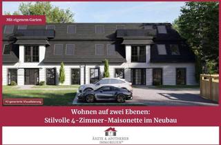 Wohnung kaufen in 22393 Sasel, Wohnen auf zwei Ebenen: Stilvolle 4-Zimmer-Maisonette im Neubau