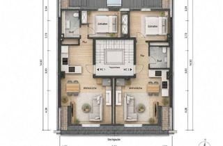 Wohnung kaufen in 40549 Heerdt, Genehmigter DG-Rohling in Düsseldorf-Heerdt - zwei Mal ca. 47 m² - jeweils nur 59.000 €