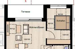 Wohnung kaufen in Siebenkniestraße, 71540 Murrhardt, Erstbezug 2-Zimmer-Neubauwohnung mit Terrasse und eigenem Gartenanteil
