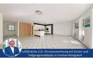 Loft kaufen in 50226 Frechen, Loftähnliche 2-Zi.-Erdgeschosswohnung mit Garten und Tiefgaragenstellplatz