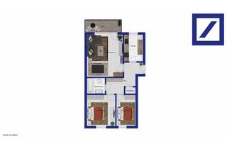 Wohnung kaufen in 52068 Aachen, Exklusiv gelegene 3-Zimmer-Eigentumswohnung mit Balkon, Aufzug und Tiefgaragenstellplatz
