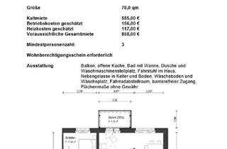 Wohnung mieten in Breuningstr., 04736 Waldheim, Neu sanierte, barrierefreie 3-Raum-Wohnung mit Balkon