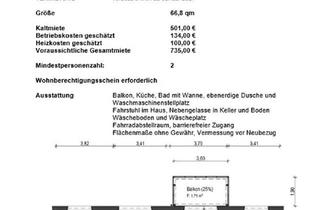 Wohnung mieten in Breuningstr. 10, 04736 Waldheim, Neu sanierte, barrierefreie 2-Raum-Wohnung mit Balkon