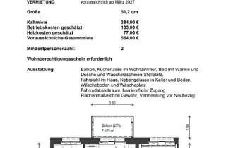 Wohnung mieten in Breuningstr., 04736 Waldheim, Neu sanierte 2-Raum-Wohnung mit Balkon
