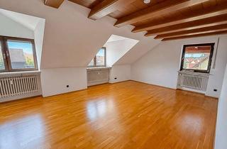 Wohnung mieten in 85391 Allershausen, Gemütliche 3,5 Zimmer Dachgeschosswohnung mit Balkon und Gartenhäuschen