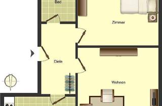 Wohnung mieten in Röntgenstraße 11, 59227 Ahlen, Erstbezug nach Renovierung! 2-Zimmer-Wohnung in Ahlen