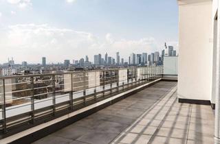 Penthouse mieten in Hainer Weg 50, 60599 Sachsenhausen, Wohnen mit Skylineblick : 5-Zimmer-Penthouse-Wohnung im Herzen von Sachsenhausen.
