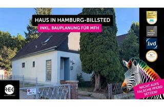Einfamilienhaus kaufen in Plan, 22111 Billstedt, Hamburg-Billstedt: Grundstück mit Einfamilienhaus + Planung für MFH mit 4 Wohnungen