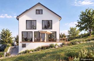 Einfamilienhaus kaufen in 71287 Weissach, Neubau: Projektiertes Einfamilienhaus in attraktiver Aussichtslage