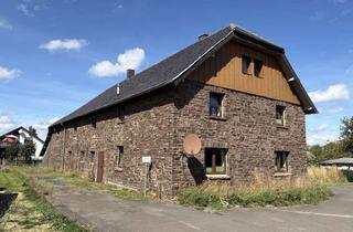 Bauernhaus kaufen in 53937 Schleiden, Charmantes Bruchstein-Bauernhaus mit großer Scheune direkt am Nationalpark Eifel