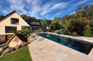 Villa kaufen in 14621 Schönwalde-Glien, Landhausvilla Bj. 2019 am Landschaftsschutzgebiet – Pool, 310 m² nutzbar, 3 km vor Berlin