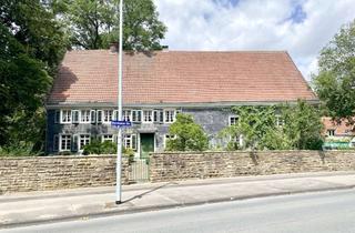 Bauernhaus kaufen in 58093 Lennetal, Historische Hofanlage mit Bauernhaus, 2 Reihenhäusern und Nebengebäuden in grüner Oase