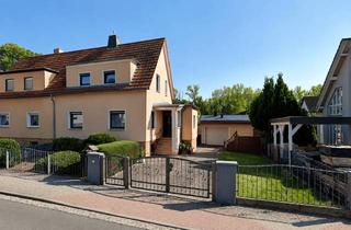 Doppelhaushälfte kaufen in 04821 Brandis, DOPPELHAUSHÄLFTE IN BRANDIS BEI LEIPZIG | HAUS MIT GARTEN UND VIEL GESTALTUNGSPOTENZIAL