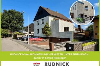 Haus kaufen in 30826 Garbsen, RUDNICK bietet WOHNEN UND VERMIETEN UNTER EINEM DACH: 372 m² in Schloß Ricklingen