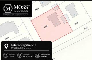 Grundstück zu kaufen in 79189 Bad Krozingen, Großes Grundstück mit Altbestand und Entwicklungspotenzial in Bad Krozingen