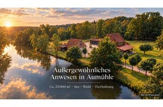 Grundstück zu kaufen in 27793 Wildeshausen, Einzigartiger Landsitz in Aumühle (LK Oldenburg) – eigener See, zwei Wohnhäuser & Pferdehaltung