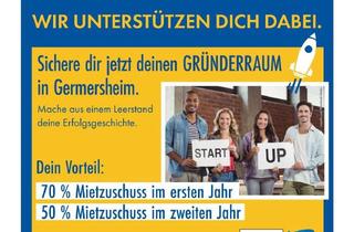 Gewerbeimmobilie mieten in Sandstraße 19, 76726 Germersheim, Attraktive Gewerbefläche für Gründerinnen und Gründer - mit attraktiver Gründerförderung
