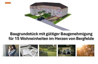 Garagen kaufen in 16562 Bergfelde, Baugrundstück mit Baugenehmigung für 14 Wohn- und 1 Gewerbeeinheit