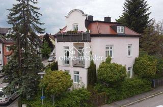 Villa kaufen in Siedlerstr. 15, 82256 Fürstenfeldbruck, Mehrgenerationenhaus: Jugendstil-Villa von 1900, drei abgeschlossene Wohnungen, drei Garagen