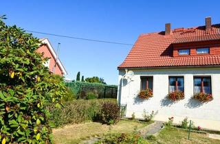 Doppelhaushälfte kaufen in 01665 Löthain, Landluft schnuppern in Löthain - DHH mit 4 Zimmern & ca. 655m² Grundstück inkl. 2 Garagen!