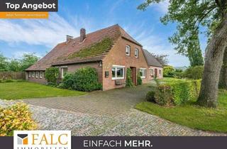 Haus kaufen in 26655 Westerstede, Charaktervoller Resthof in Westerstede-Felde – ca. 3.118 m² Grundstück und vielseitige Möglichkeiten
