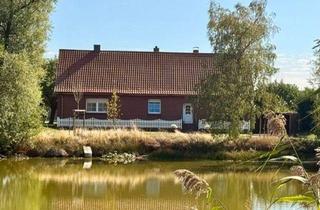 Einfamilienhaus kaufen in 14929 Treuenbrietzen, Gepflegtes Bauernhaus mit Wasserblick am Dorfweiher