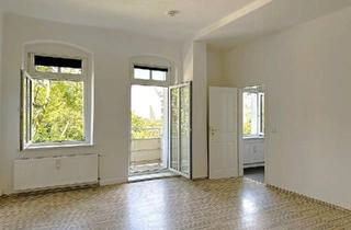 Wohnung kaufen in Helmholtzstraße, 12459 Berlin, Berlin - Bezugsfrei: 1-Zi-Altbau mit Balkon & Grünblick - provisionsfrei