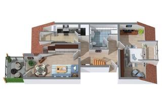Wohnung kaufen in 86551 Aichach, 3 ZKB Maisonette Wohnung in Aichach
