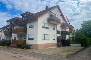 Wohnung kaufen in 74336 Brackenheim, Wohnen in Lauffen am Neckar: 3½-Zimmer-Dachgeschoss-Wohnung mit Balkon und Weitblick.