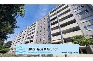 Wohnung kaufen in 76133 Innenstadt-West, FREI! 2-Zimmer-ETW mit offenem Wohnkonzept, Dachterrasse, EBK + Stellplatz in der Innenstadt-West