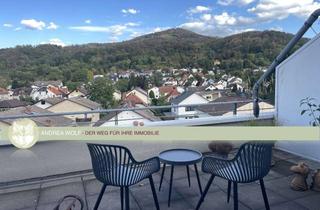 Wohnung kaufen in Annastraße 42, 64673 Zwingenberg, Sonne pur und Bergblick: großzügige 58 m2 Wohlfühloase mit Dachterrasse und PKW Stellplatz