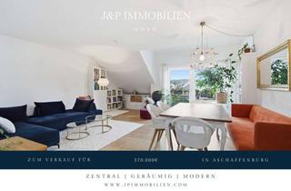 Wohnung kaufen in 63741 Damm, Vermietete Dachgeschosswohnung mit Balkon, Aufzug und ca. 34 m² großem, ausgebautem Spitzboden!
